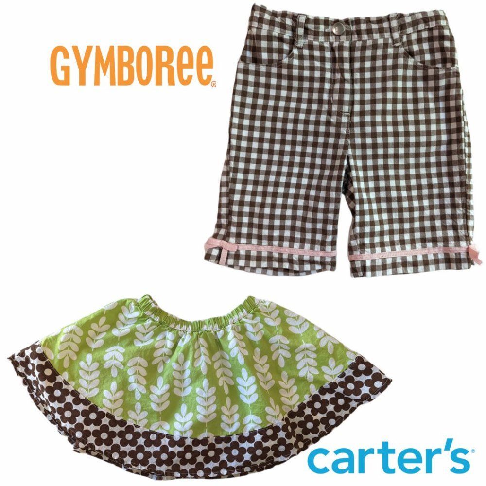 Girl Carter's & Gymboree Skirt & Pant Set 24 Month 2T